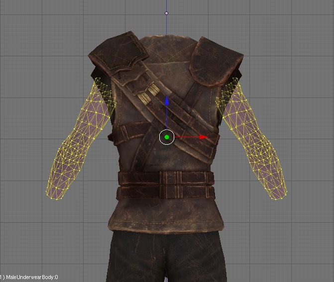 Creating Skyrim Armor In Blender - Part 4: Modifying An Existing Nif In ...