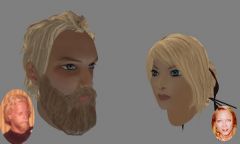 I made me and hubby in facegen