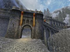 Entrance to Skyrim border fortification