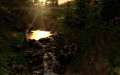 Waterfall At Dawn