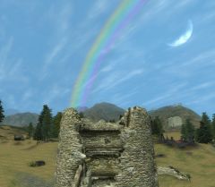 Rainbow over Fort Sutch