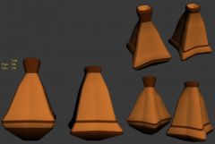 3D concept for Kothri pots