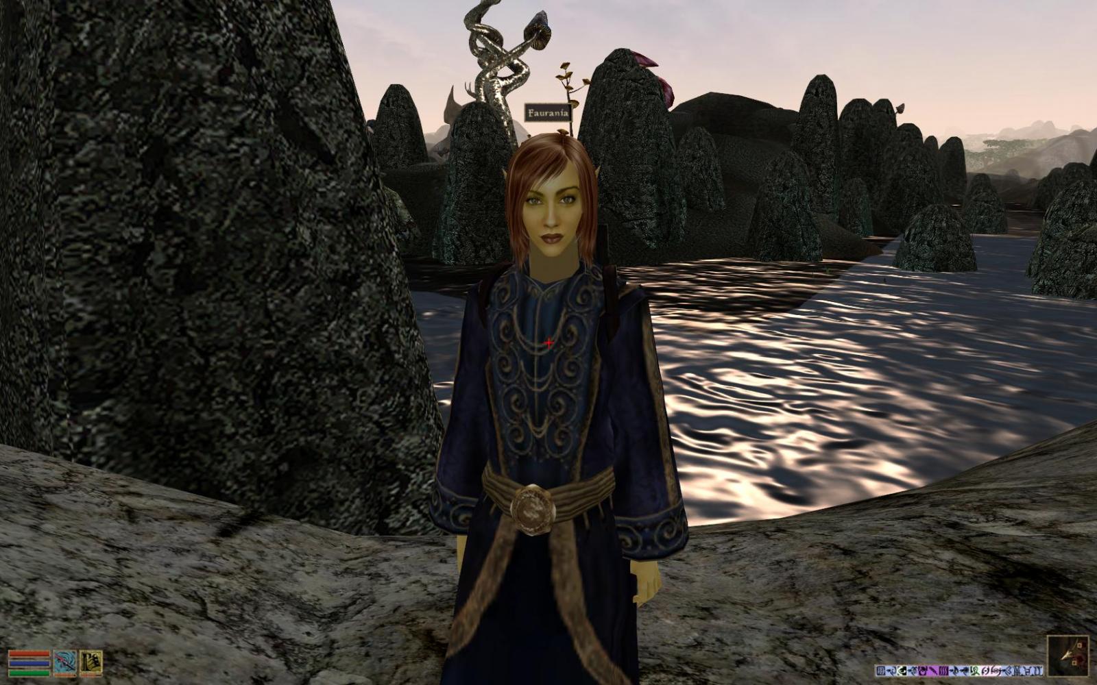 Pretty Lady in <b>Morrowind</b> with Strange Disease.