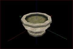 Retextured Kvatch Burned out Planter