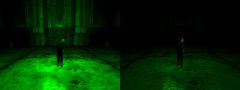Green Light/Dark Comparison