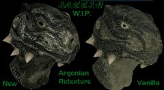 Argonian Retexture WIP