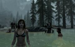 Over Dressed a bit at the Hotsprings Lydia?