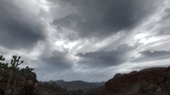 Storm Clouds Over the Mojave