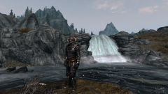 Blades Armor Waterfall