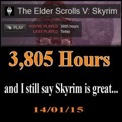3800 Hours Of Skyrim
