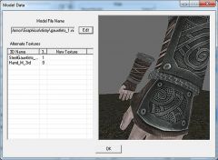 Figure 10a  Armor\GraphicArtistry\gauntlets_1.nif  Closeup from Creation Kit  (Homework)